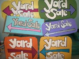 Yard Sale Signage